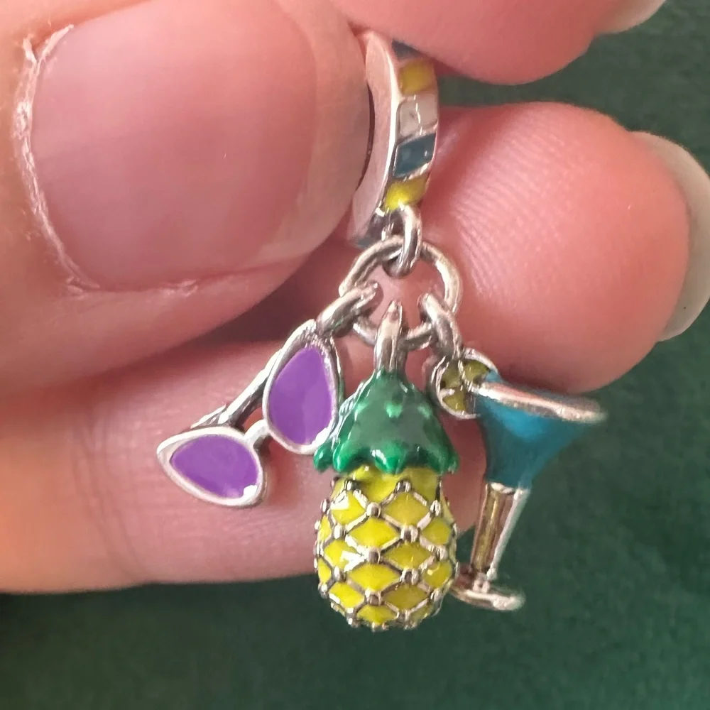 NWOT Pandora Fit Vacation Silver Charm!_3